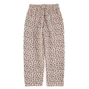 Hose Ecru Animal Print