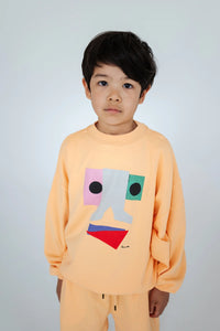 Crewneck Sweatshirt Apricot Orange