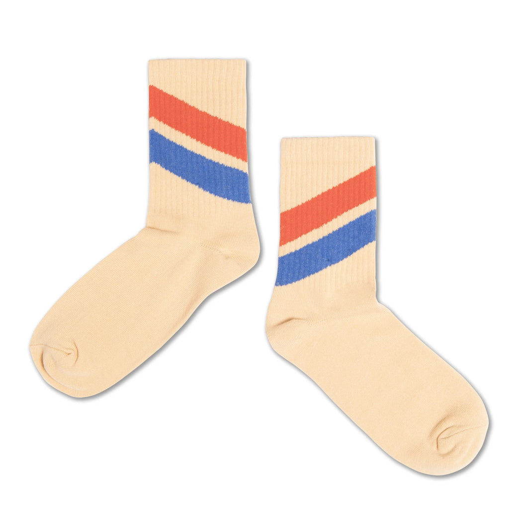 Sporty Socks Sand Stripe