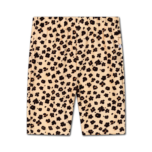 Biker Short Leopard Flower