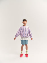 Laden Sie das Bild in den Galerie-Viewer, Bubble Sweatshirt Lavender Frost