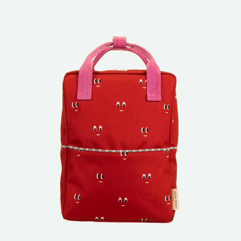 Rucksack Medium Better Together Eyes Basketball Red