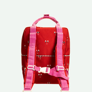 Rucksack Medium Better Together Eyes Basketball Red