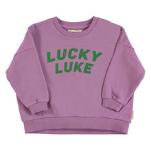 Laden Sie das Bild in den Galerie-Viewer, Sweatshirt mauve / Lucky Luke Print