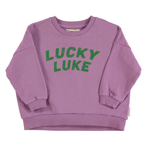 Sweatshirt mauve / Lucky Luke Print