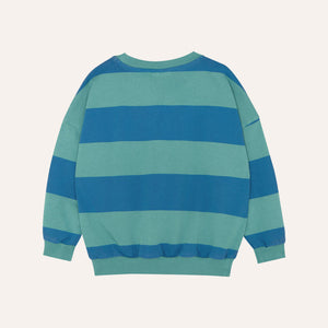 Blue Stripes Oversized Sweatshirt