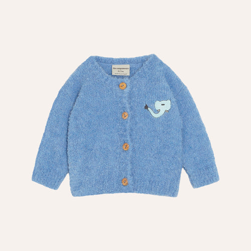 Baby Blue Elephant Cardigan