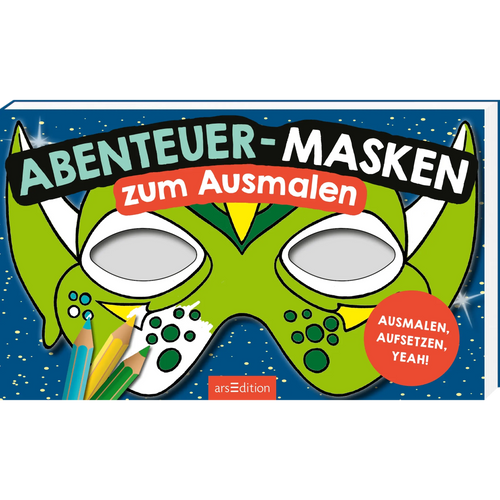 Abenteuer-Masken zum Ausmalen