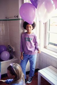 Sweatshirt mauve / Lucky Luke Print