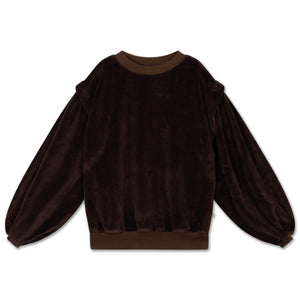 Pretty Sweatshirt Coffee Brown