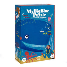 Laden Sie das Bild in den Galerie-Viewer, My big Blue 36-teiliges Puzzle